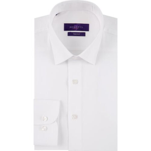 Benetti Classic Formal White Shirt Tapered Fit