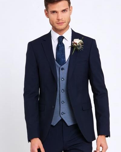 Benetti James Navy Suit Alexander Waistcoat