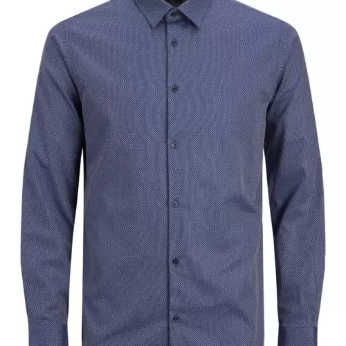 Jack & Jones Victory Detail Shirt Dark Navy