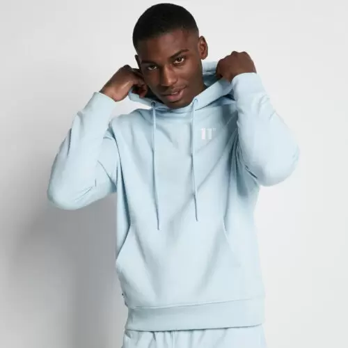 11 Degrees Core Pullover Hoodie Light Blue