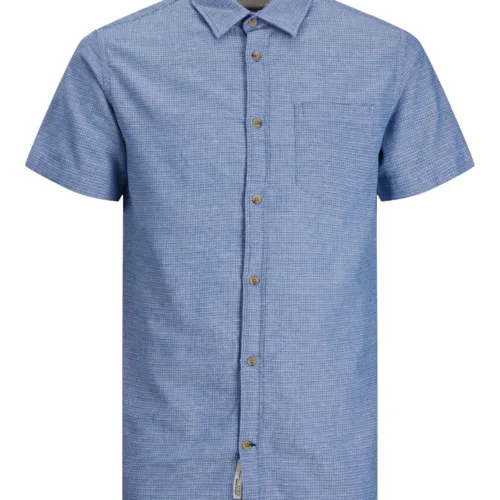 Jack & Jones Rabel Short Sleeve Shirt Ensign Blue